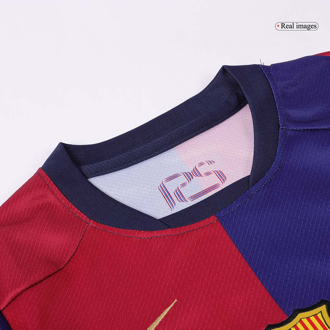 Barcelone Domicile Maillot Kit 2024/25 - Spotify Logo Without Text Enfant - Mon Maillot Foot Store