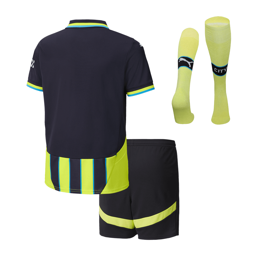 Manchester City Extérieur Maillot Kit 2024/25 Enfant