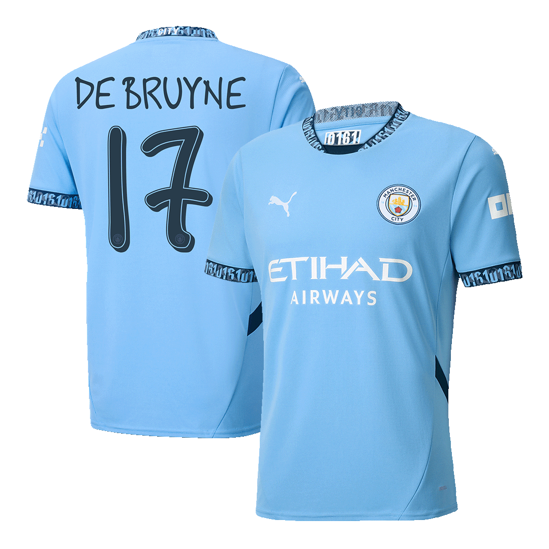 DE BRUYNE #17 Manchester City Domicile Maillot 2024/25 UCL - Super - Mon Maillot Foot Store