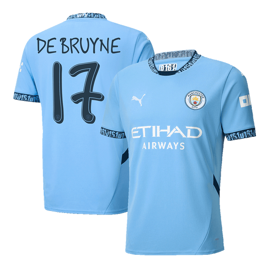 DE BRUYNE #17 Manchester City Domicile Maillot 2024/25 UCL - Super - Mon Maillot Foot Store