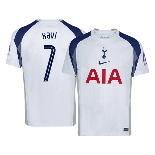 XAVI #7 Tottenham Hotspur Domicile Maillot 2025/26 Blanc - UCL