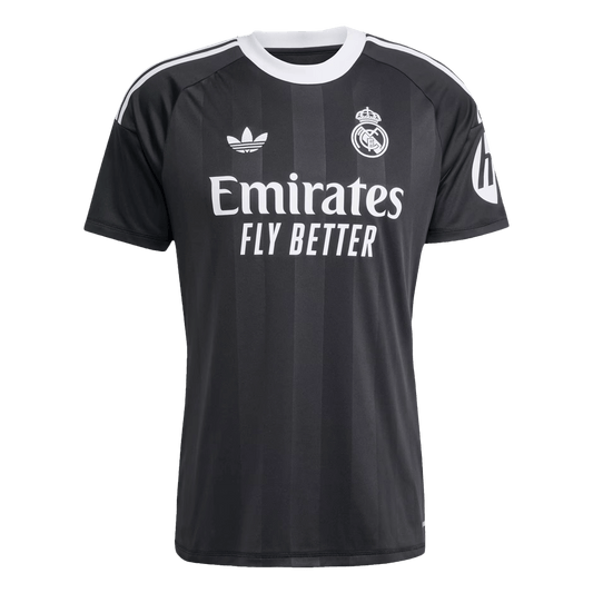 Real Madrid Gardien Maillot 2025/26 Noir Grande Taille