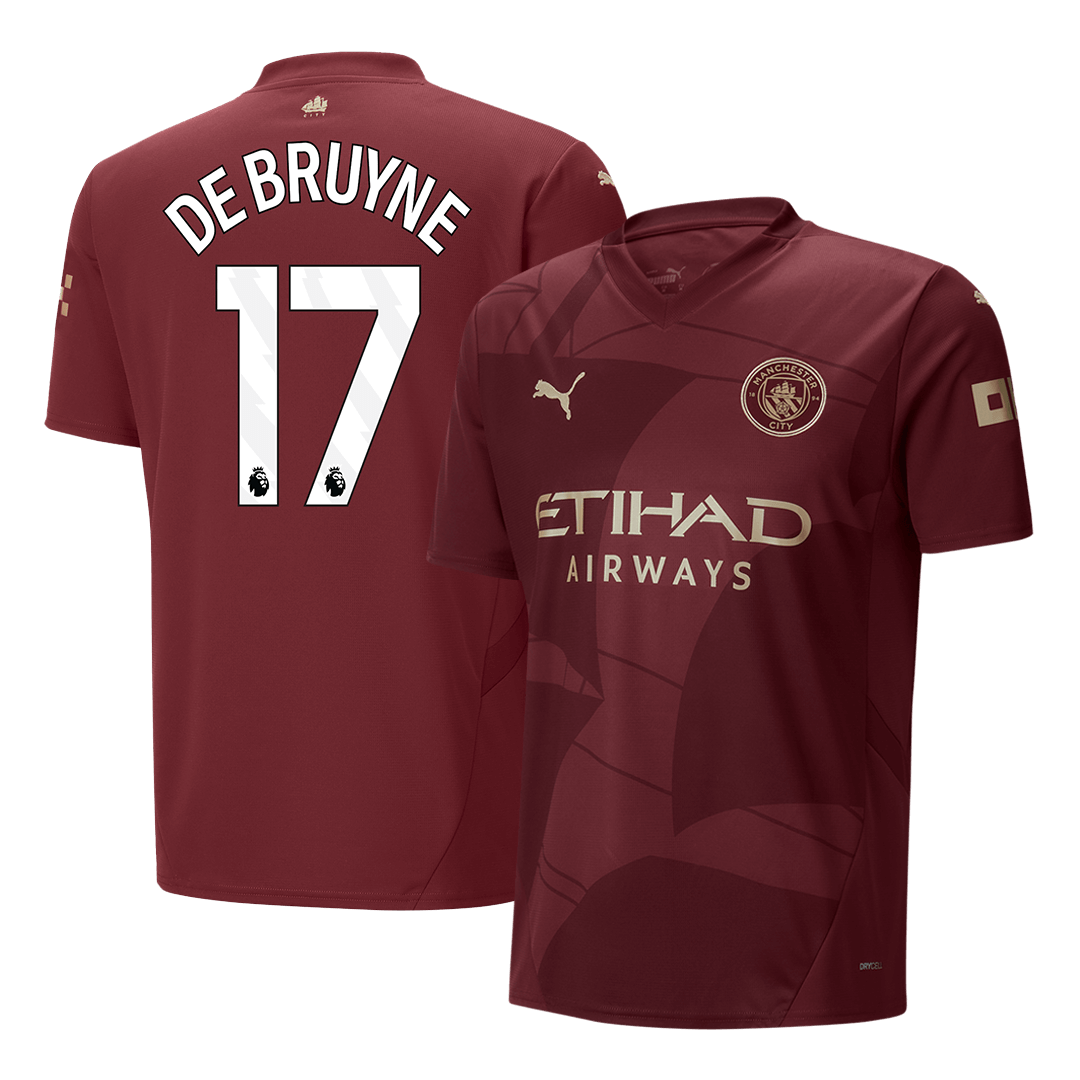DE BRUYNE #17 Manchester City Third Maillot 2024/25 - Mon Maillot Foot Store