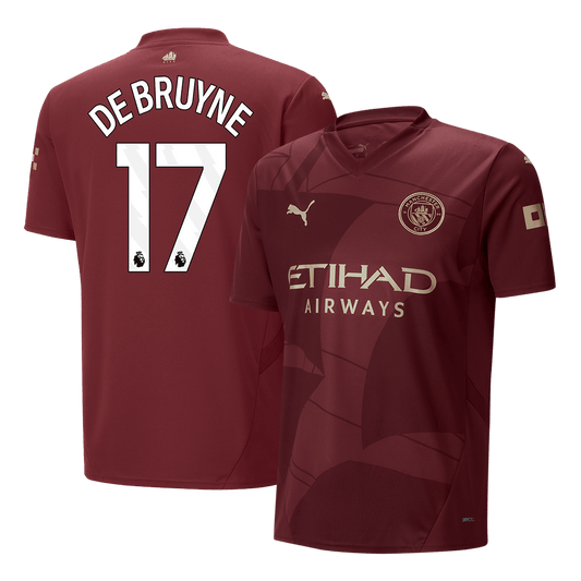 DE BRUYNE #17 Manchester City Third Maillot 2024/25 - Mon Maillot Foot Store