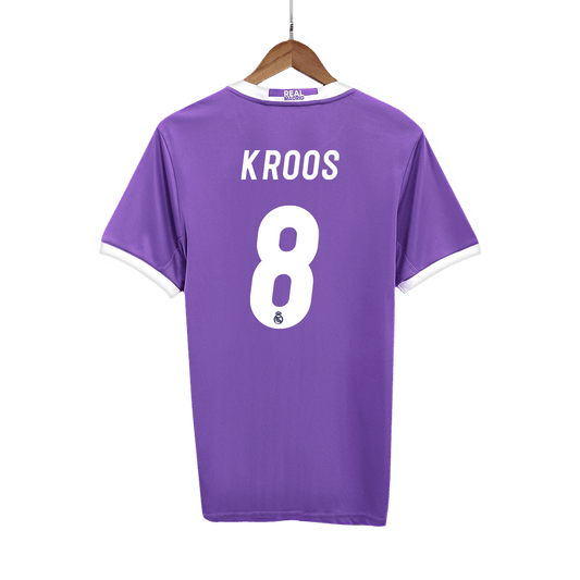 KROOS #8 Retro Real Madrid Extérieur Maillot 2016/17