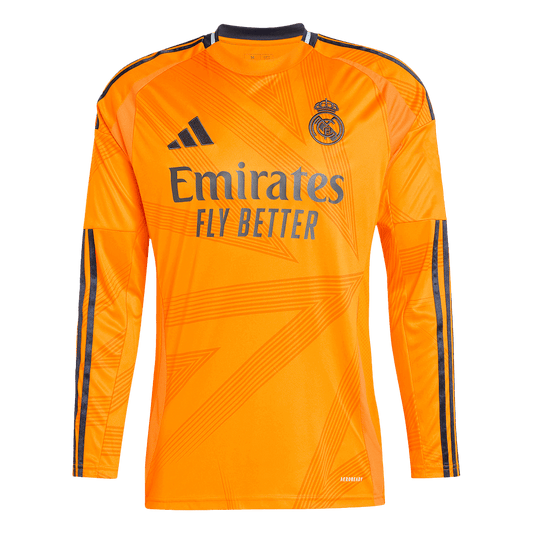 Real Madrid Extérieur Maillot Manches Longues 2024/25 Grande Taille