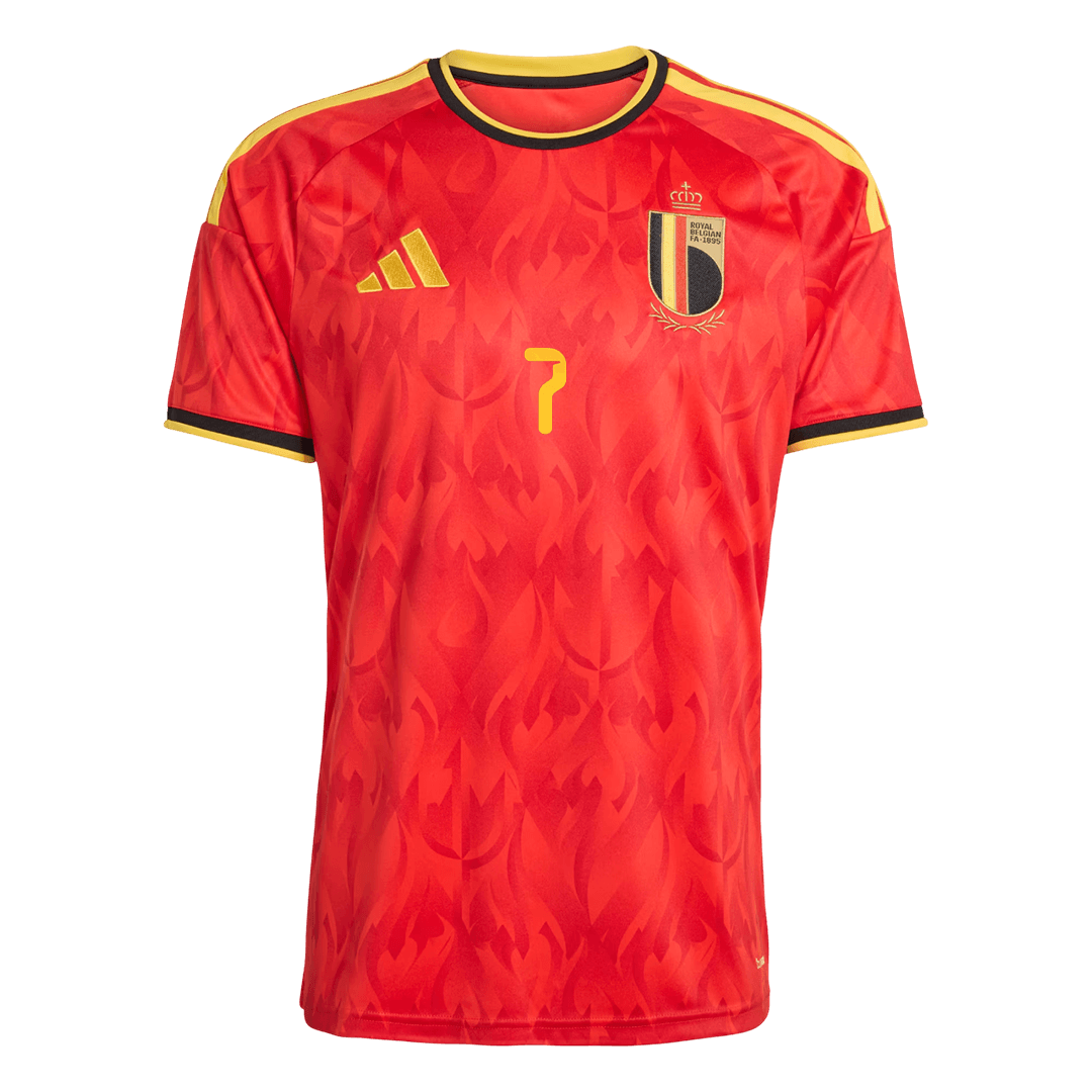 DE BRUYNE #7 België Thuisshirt - WK 2026 Rood