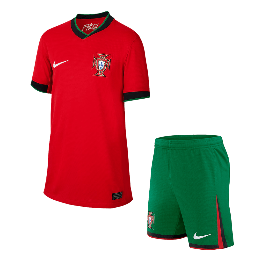 Portugal Domicile Maillot Kit 2024 Junior - Mon Maillot Foot Store