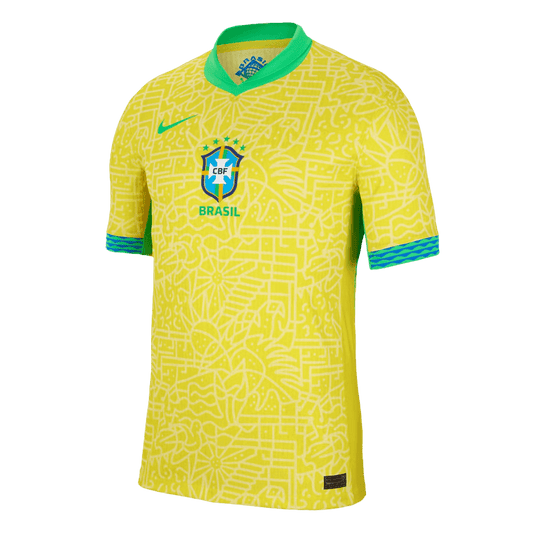 Brésil Domicile Maillot 2024 Authentique