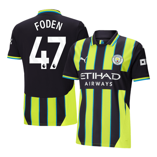 Maillot de Foot FODEN #47 Manchester City Extérieur Maillot 2024/25