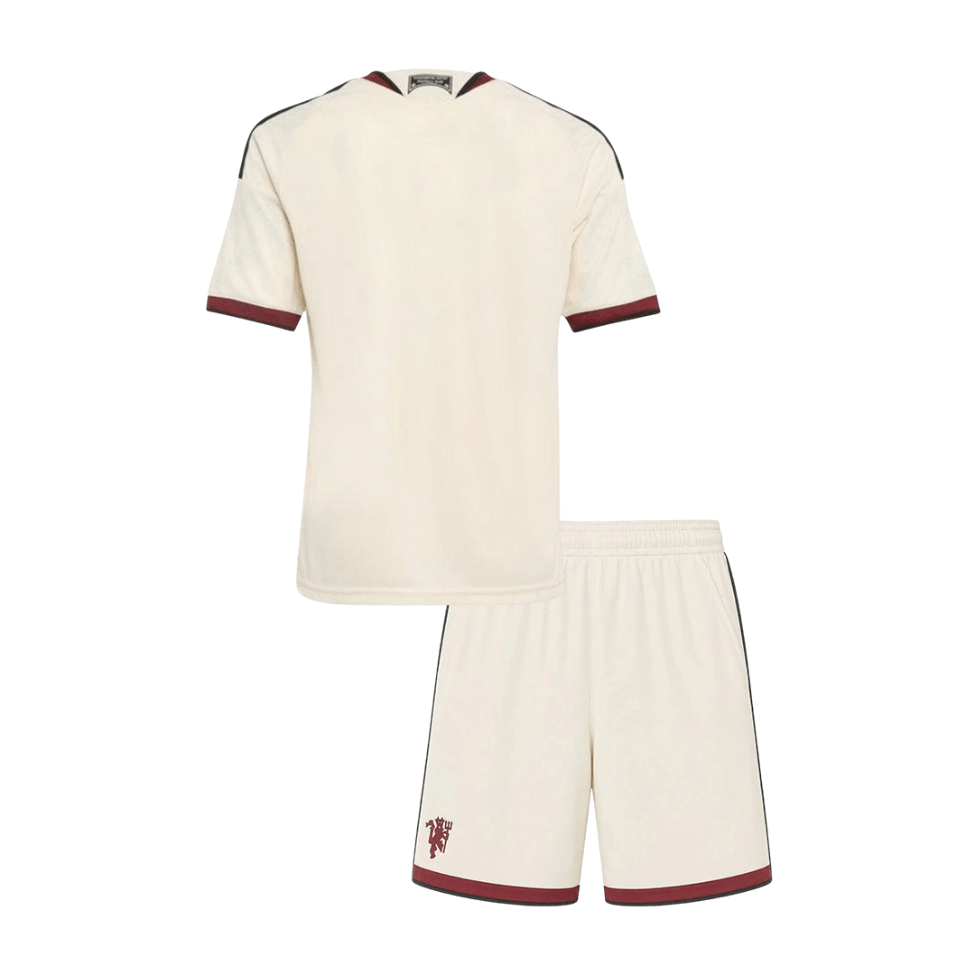 Manchester United Third Maillot Kit 2026/27 Enfant Blanc
