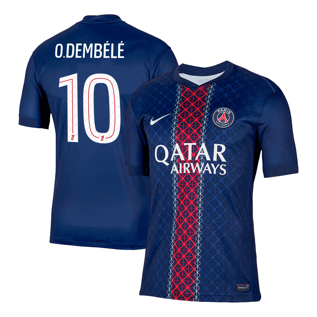 O.DEMBÉLÉ #10 Paris Saint-Germain Domicile Maillot 2025/26