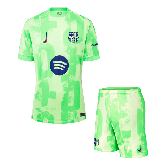 Barcelone Third Maillot Kit 2024/25 Spotify Logo Without Text - Super