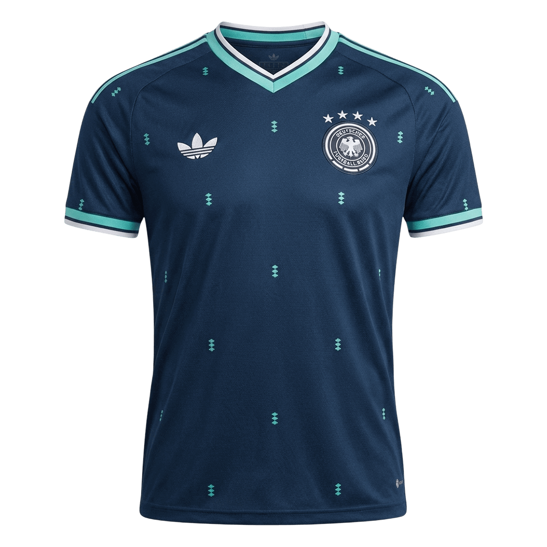 Allemagne Extérieur Maillot - Coupe du Monde 2026 Bleu marine Joueur