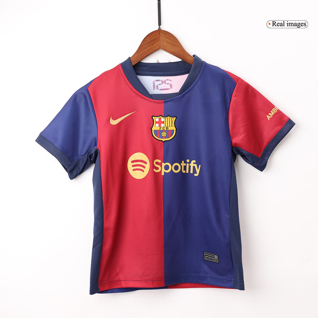 Barcelone Domicile Maillot Kit 2024/25 Enfant - Mon Maillot Foot Store