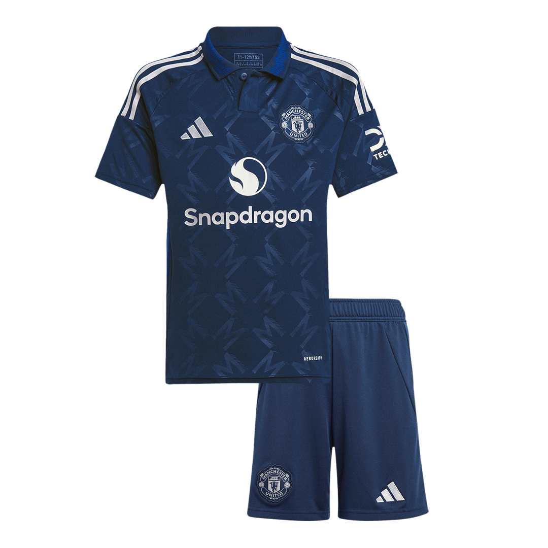 Manchester United Extérieur Maillot Kit 2024/25 Enfant - Mon Maillot Foot Store