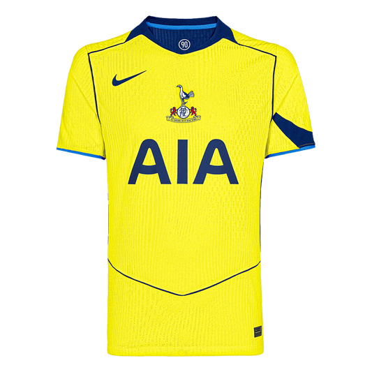 Tottenham Hotspur Third Maillot 2025/26 Jaune Joueur