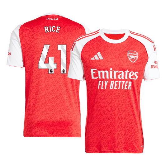 RICE #41 Arsenal Domicile Maillot 2025/26