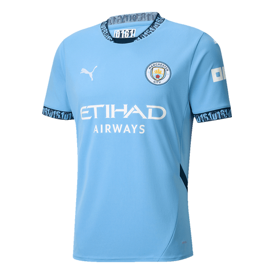 Manchester City Domicile Maillot 2024/25 - Super Grande Taille