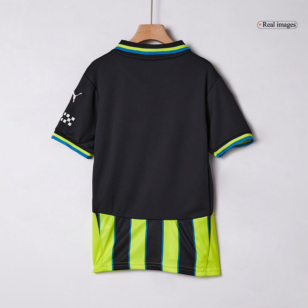 Manchester City Extérieur Maillot Kit 2024/25 Enfant