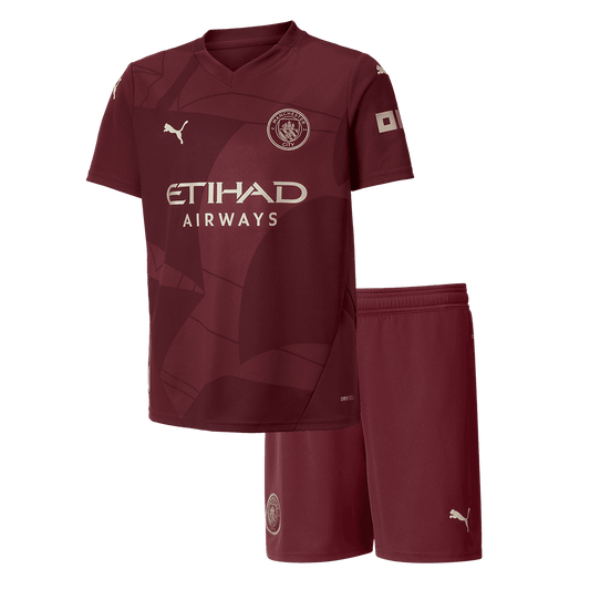 Manchester City Third Maillot Kit 2024/25 Enfant