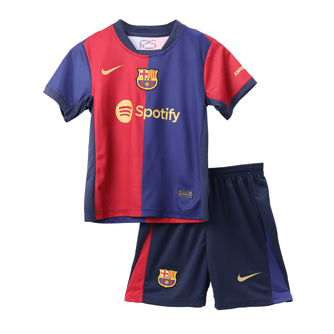 Barcelone Domicile Maillot Kit 2024/25 Enfant - Mon Maillot Foot Store