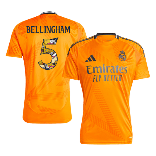 BELLINGHAM #5 Real Madrid Extérieur Maillot 2024/25 Bear Champ Font - Super