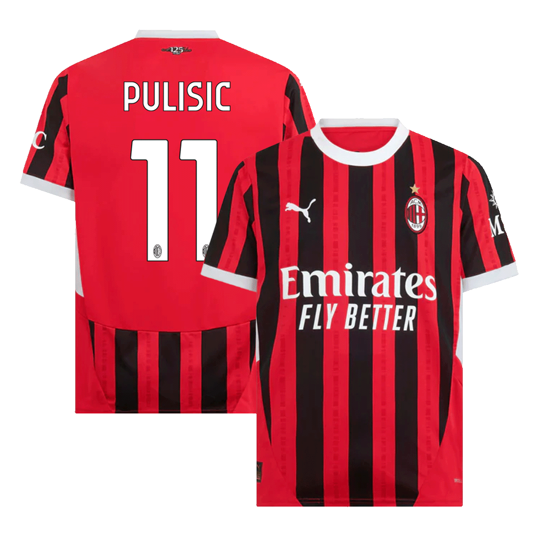 PULISIC #11 Milan AC Domicile Maillot 2024/25 - Mon Maillot Foot Store
