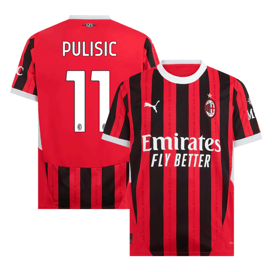 PULISIC #11 Milan AC Domicile Maillot 2024/25 - Mon Maillot Foot Store