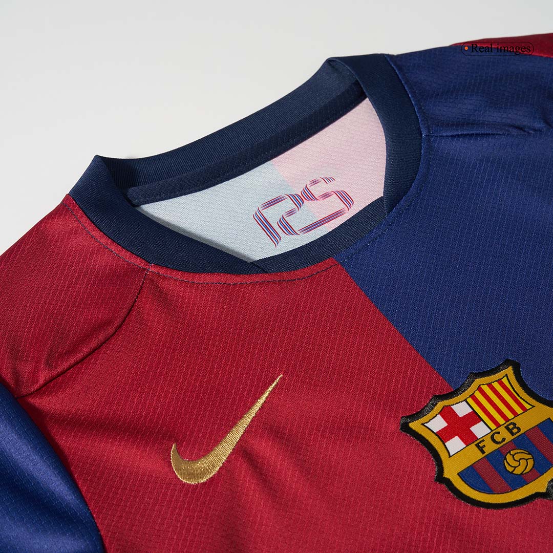 Barcelone Domicile Maillot Kit 2024/25 - COLDPLAY Enfant
