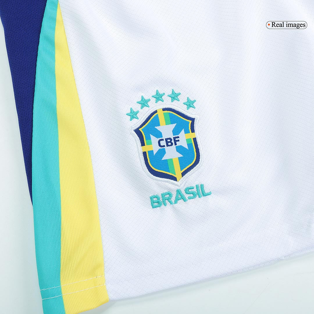 Brésil Extérieur Maillot Kit 2024 Enfant - Mon Maillot Foot Store