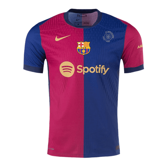Barcelone Domicile Maillot 2024/25 Authentique - 125th Anniversaire Grande Taille