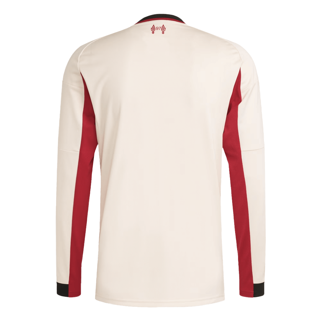 LFC Extérieur Maillot Manches Longues 2025/26 Blanc