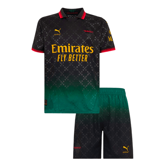 Milan AC Fourth Away Maillot Kit 2024/25 Enfant
