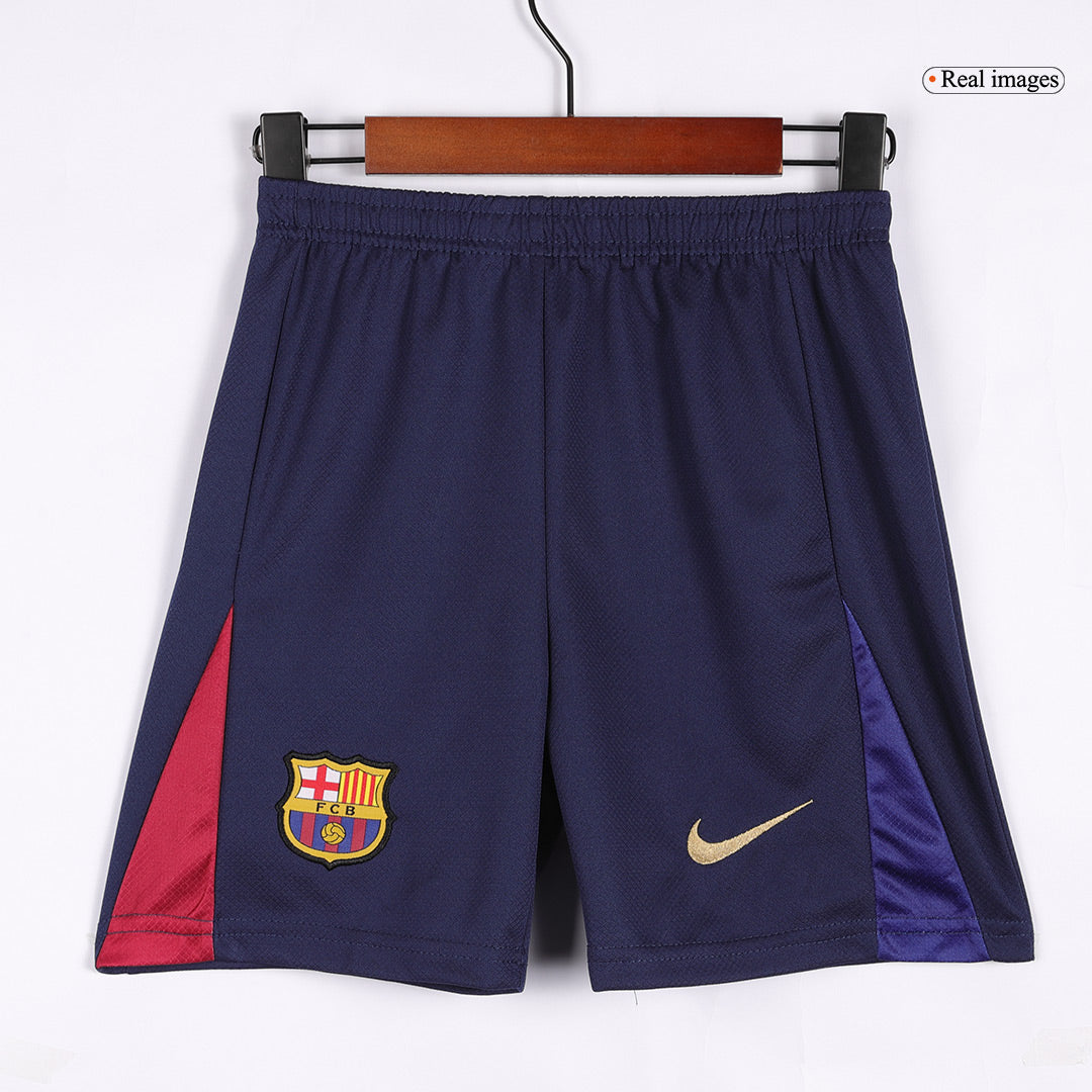 Barcelone Domicile Maillot Kit 2024/25 - Spotify Logo Without Text Enfant - Mon Maillot Foot Store