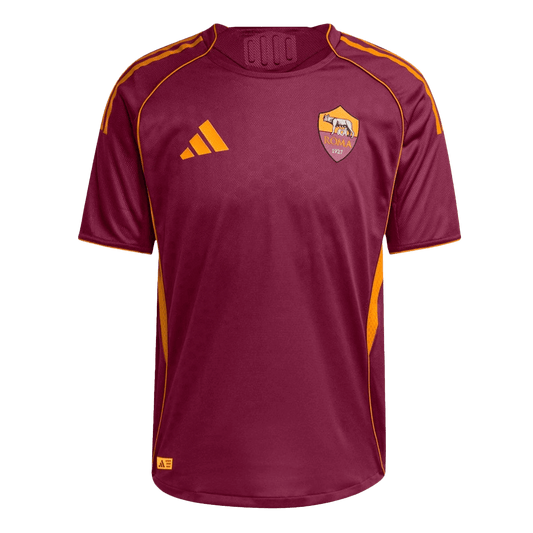 Roma Domicile Maillot 2025/26 Rouge Authentique