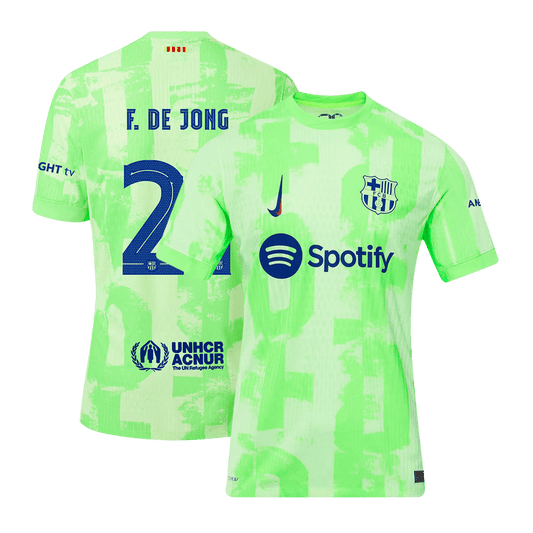 F.DE JONG #21 Barcelone Third Maillot 2024/25 Authentique - UCL - Mon Maillot Foot Store