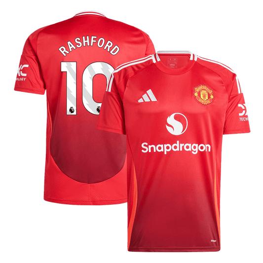 RASHFORD #10 Manchester United Domicile Maillot 2024/25 - Super