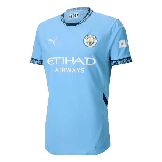 Manchester City Domicile Maillot 2024/25 Authentique Grande Taille