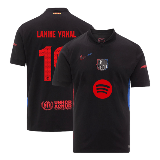 LAMINE YAMAL #19 Barcelone Extérieur Maillot 2024/25 - UCL (Spotify Logo Without Text) - Mon Maillot Foot Store
