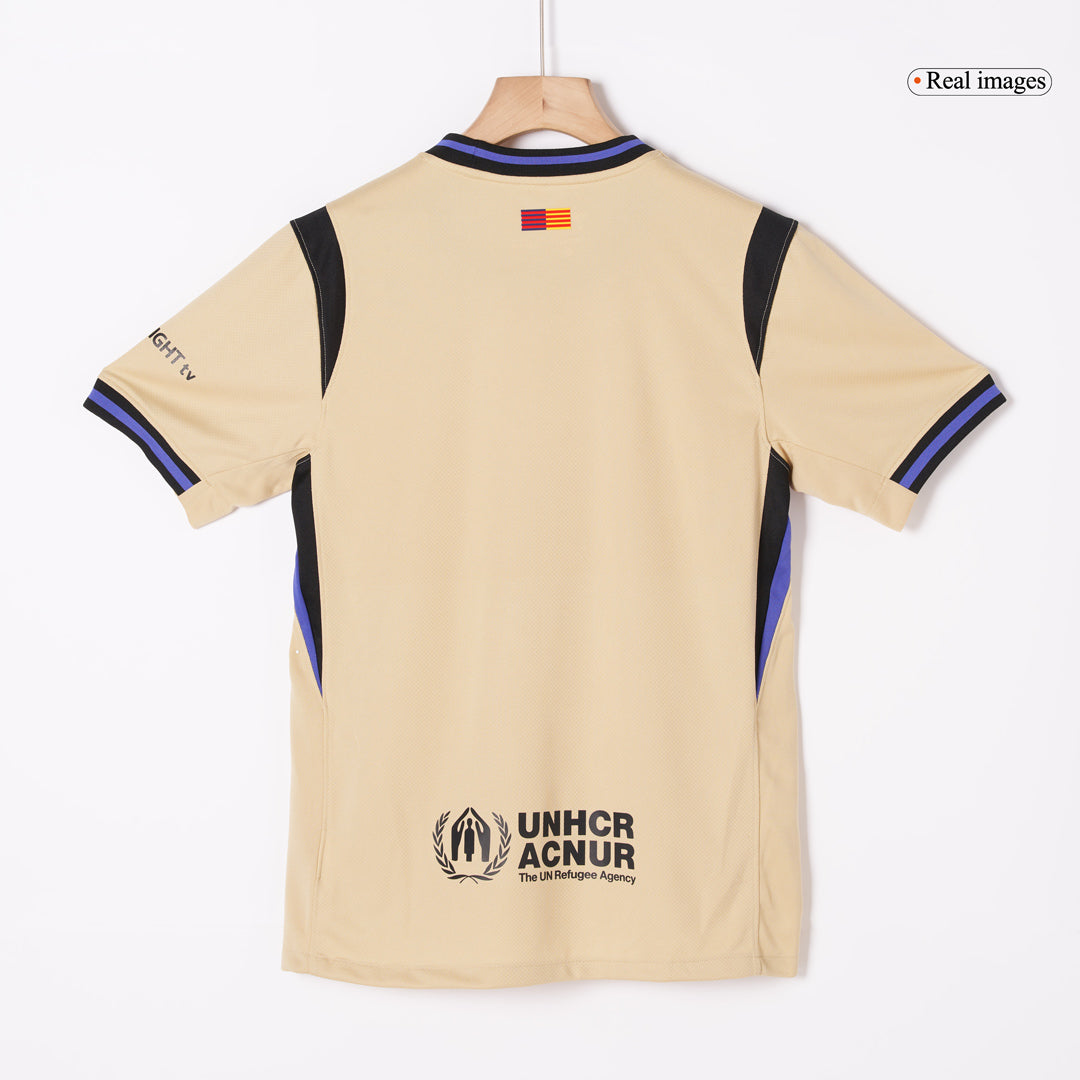 LAMINE YAMAL #10 Barcelone Extérieur Maillot 2025/26 Jaune