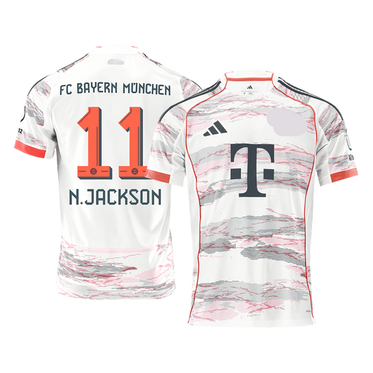 N.JACKSON #11 Munich Extérieur Maillot 2025/26 Blanc