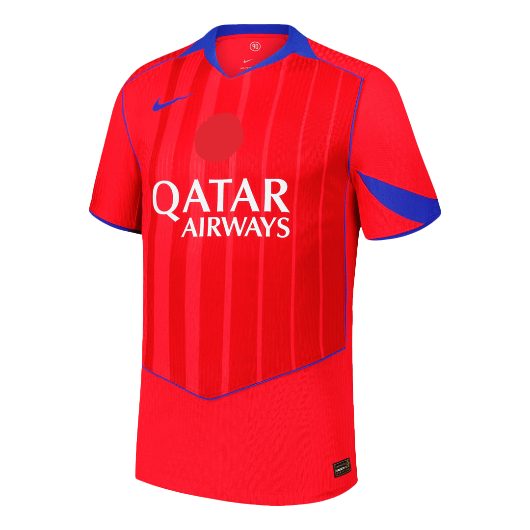 O.DEMBÉLÉ #10 Paris Third Maillot 2025/26 Rouge Authentique