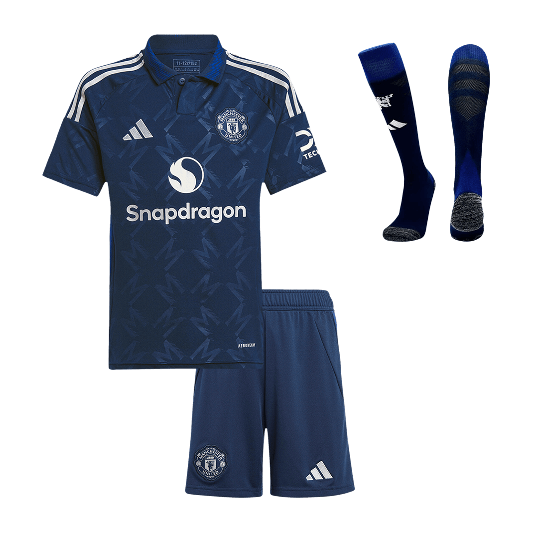 Manchester United Extérieur Maillot Kit 2024/25 Enfant - Mon Maillot Foot Store
