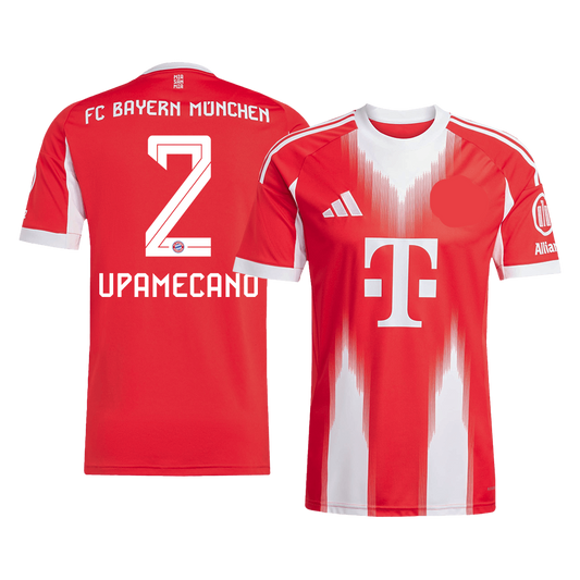 UPAMECANO #2 Munich Domicile Maillot 2025/26 Rouge