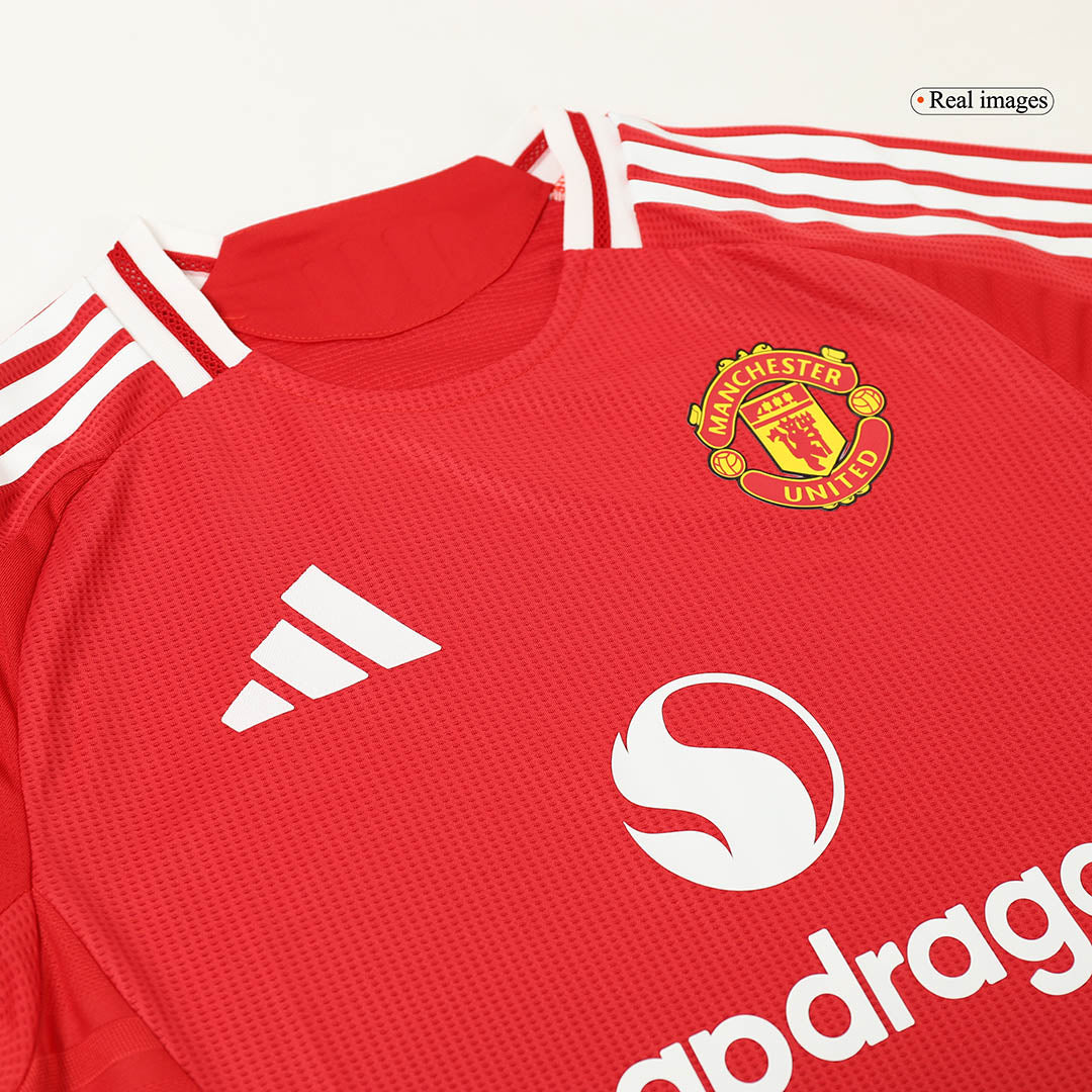 RASHFORD #10 Manchester United Domicile Maillot 2024/25 Authentique
