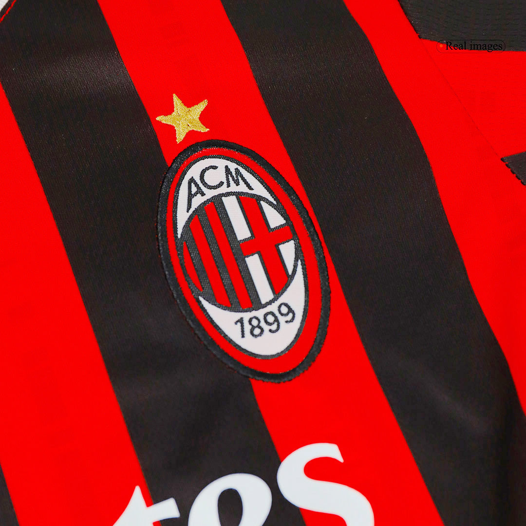 Milan AC Domicile Maillot Kit 2024/25 Enfant - Mon Maillot Foot Store