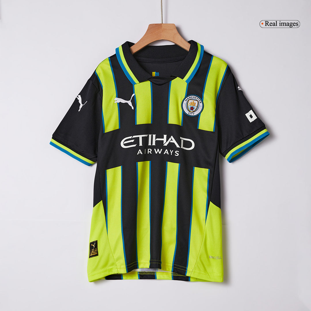 Manchester City Extérieur Maillot Kit 2024/25 Enfant