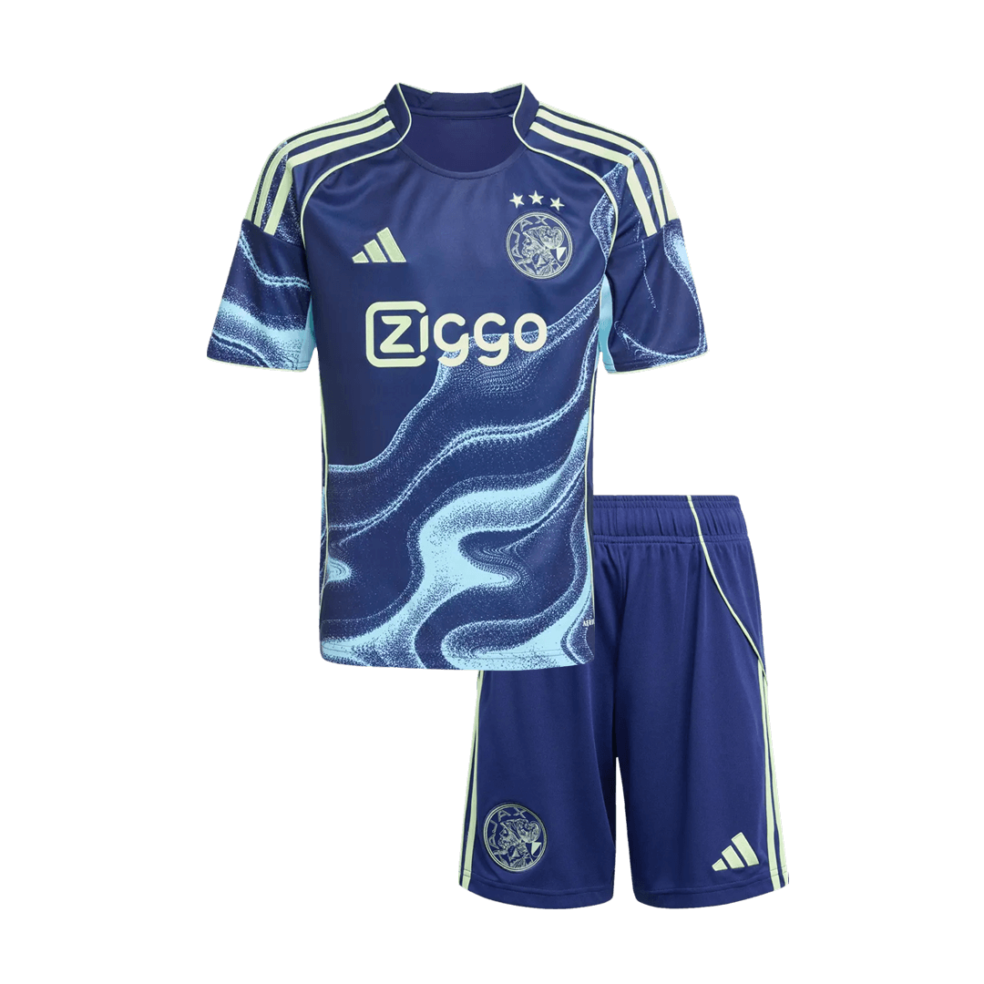 Ajax Extérieur Maillot Kit 2025/26 Enfant