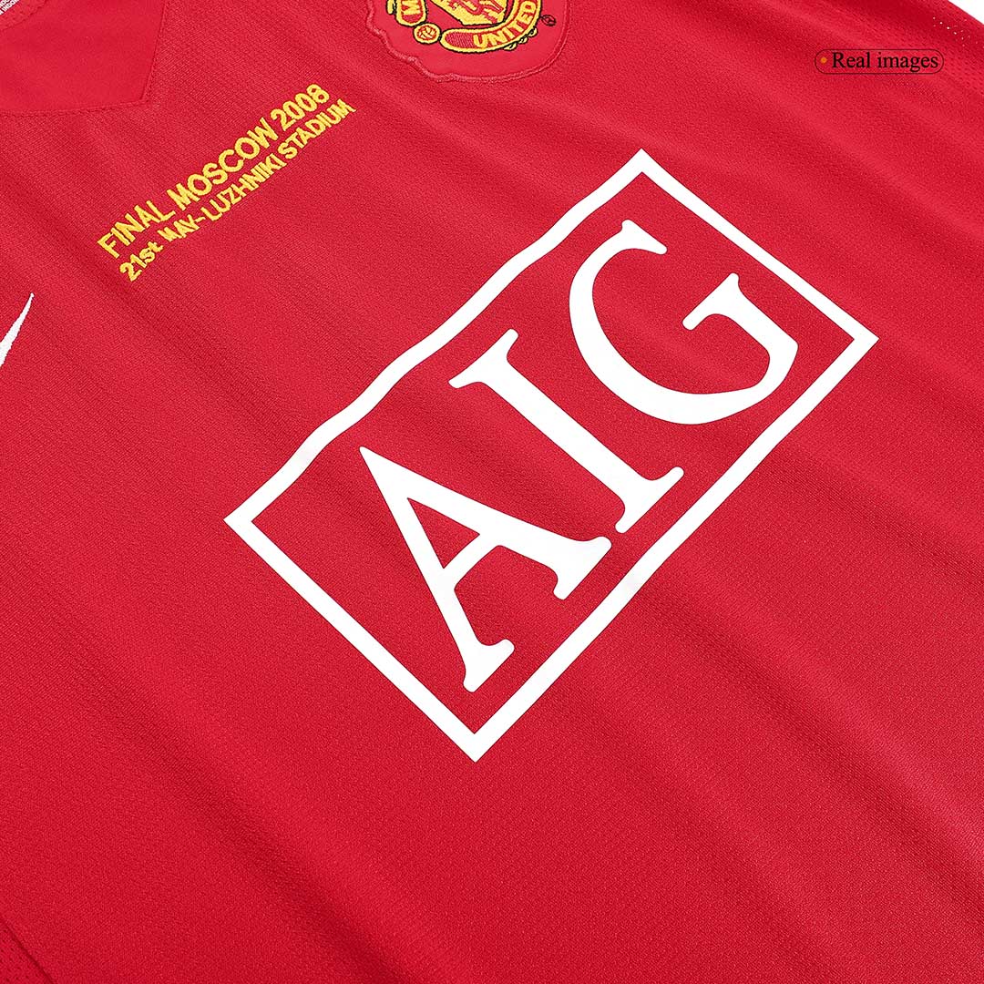 Vintage Manchester United Domicile Maillot 2007/08 - UCL Final